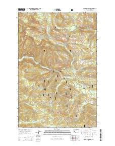 Upper Jocko Lake 2014 topographic map thumbnail