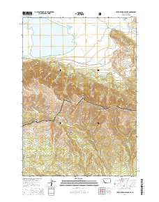 Upper Red Rock Lake 2014 topographic map thumbnail