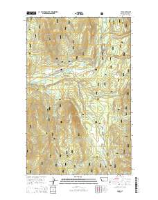 Yaak 2014 topographic map thumbnail