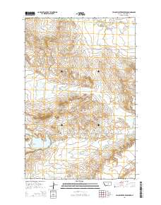 Yellow Water Reservoir 2014 topographic map thumbnail