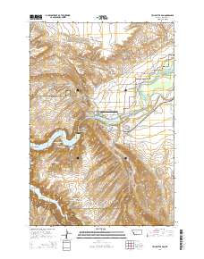 Yellowtail Dam 2014 topographic map thumbnail