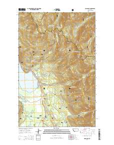 Swan Lake 2014 topographic map thumbnail