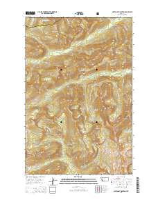 Slategoat Mountain 2014 topographic map thumbnail