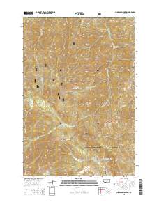 Sliderock Mountain 2014 topographic map thumbnail