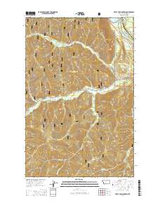 Table Top Mountain 2014 topographic map thumbnail