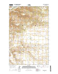 Taffy Ridge 2014 topographic map thumbnail