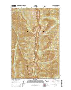 Three Sisters 2014 topographic map thumbnail