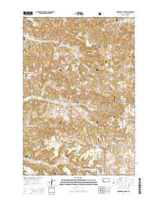 Threemile Buttes 2014 topographic map thumbnail