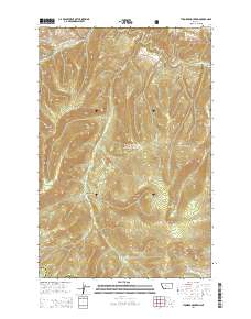 Thunder Mountain 2014 topographic map thumbnail
