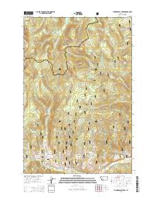 Thunderbolt Creek 2014 topographic map thumbnail