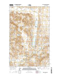 Veseth Reservoir 2014 topographic map thumbnail