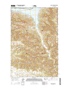 Sawmill Creek 2014 topographic map thumbnail