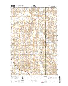 Woodworth Hill 2014 topographic map thumbnail