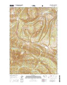 Sphinx Mountain 2014 topographic map thumbnail