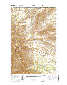 Volcano Reef 2014 topographic map thumbnail