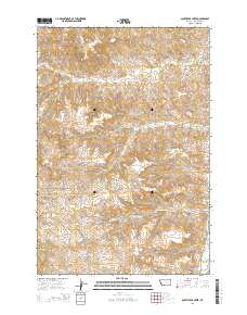 South Bear Creek 2014 topographic map thumbnail