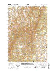 Spur Mountain 2014 topographic map thumbnail