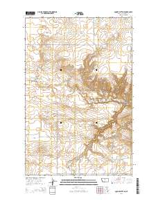 Square Butte NE 2014 topographic map thumbnail