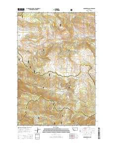 Snedaker Basin 2014 topographic map thumbnail