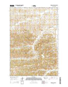 Thompson Creek 2014 topographic map thumbnail