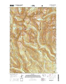 Warren Peak 2014 topographic map thumbnail