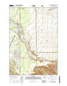 West Yellowstone 2014 topographic map thumbnail