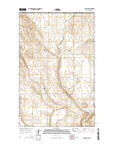 Scobey NW 2014 topographic map thumbnail