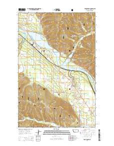 Trout Creek 2014 topographic map thumbnail