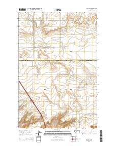 Vaughn NE 2014 topographic map thumbnail