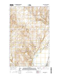 Alkali Coulee 2014 topographic map thumbnail