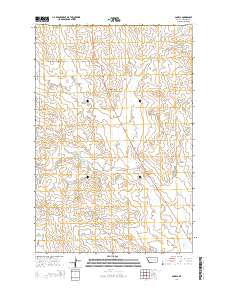 Angela 2014 topographic map thumbnail