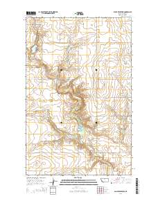 Bailey Reservoir 2014 topographic map thumbnail