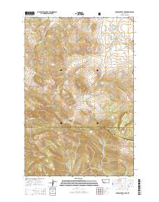 Middle Creek Lake 2014 topographic map thumbnail