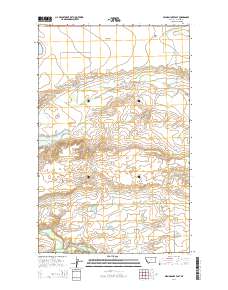 Mission Lake East 2014 topographic map thumbnail
