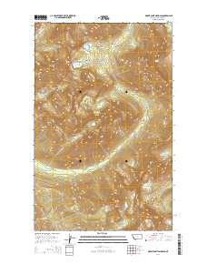Mount Saint Nicholas 2014 topographic map thumbnail