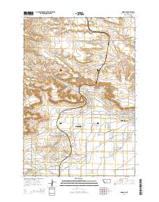 Rimrock 2014 topographic map thumbnail