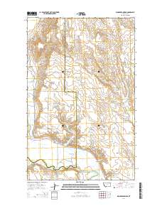 Bjornberg Bridge 2014 topographic map thumbnail