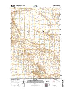Cushman NW 2014 topographic map thumbnail