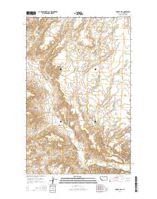 Hubert Hill 2014 topographic map thumbnail