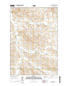 Harmon Butte 2014 topographic map thumbnail
