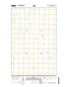 Lake Thibadeau NE OE N 2014 topographic map thumbnail