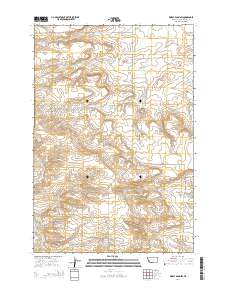 Wheat Basin SW 2014 topographic map thumbnail