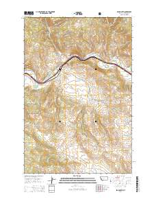 Bearmouth 2014 topographic map thumbnail