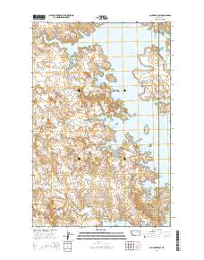 Ash Creek East 2014 topographic map thumbnail