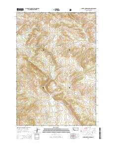 Cherry Creek Canyon 2014 topographic map thumbnail