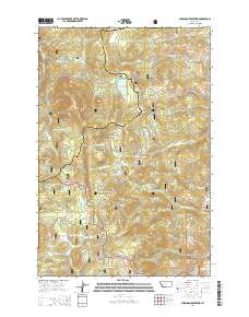 Chessman Reservoir 2014 topographic map thumbnail