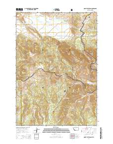 Mount Jefferson 2014 topographic map thumbnail