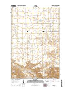 Square Butte SE 2014 topographic map thumbnail