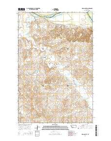Frog Coulee 2014 topographic map thumbnail