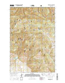 Esmeralda Hill 2014 topographic map thumbnail